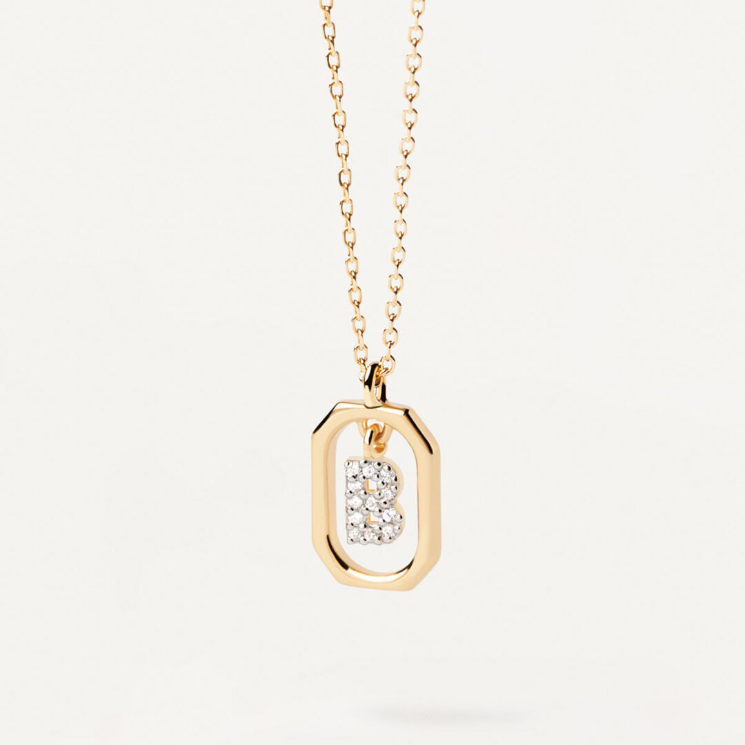 PD Paola Mini Letter B Necklace