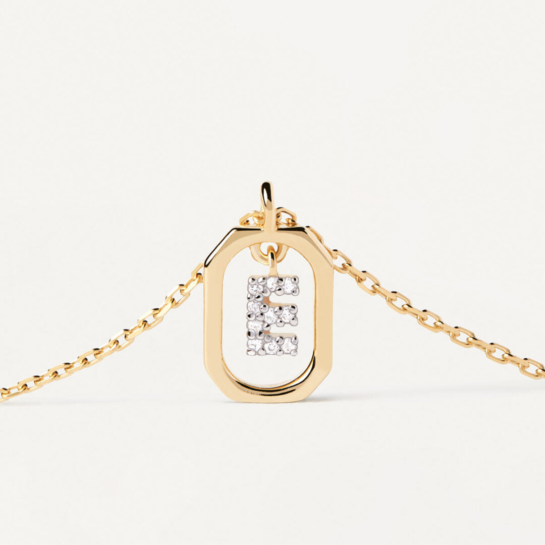 PD Paola Mini Letter E Necklace