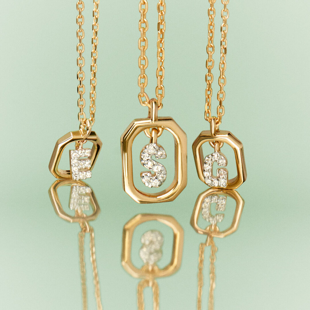 PD Paola Mini Letter E Necklace