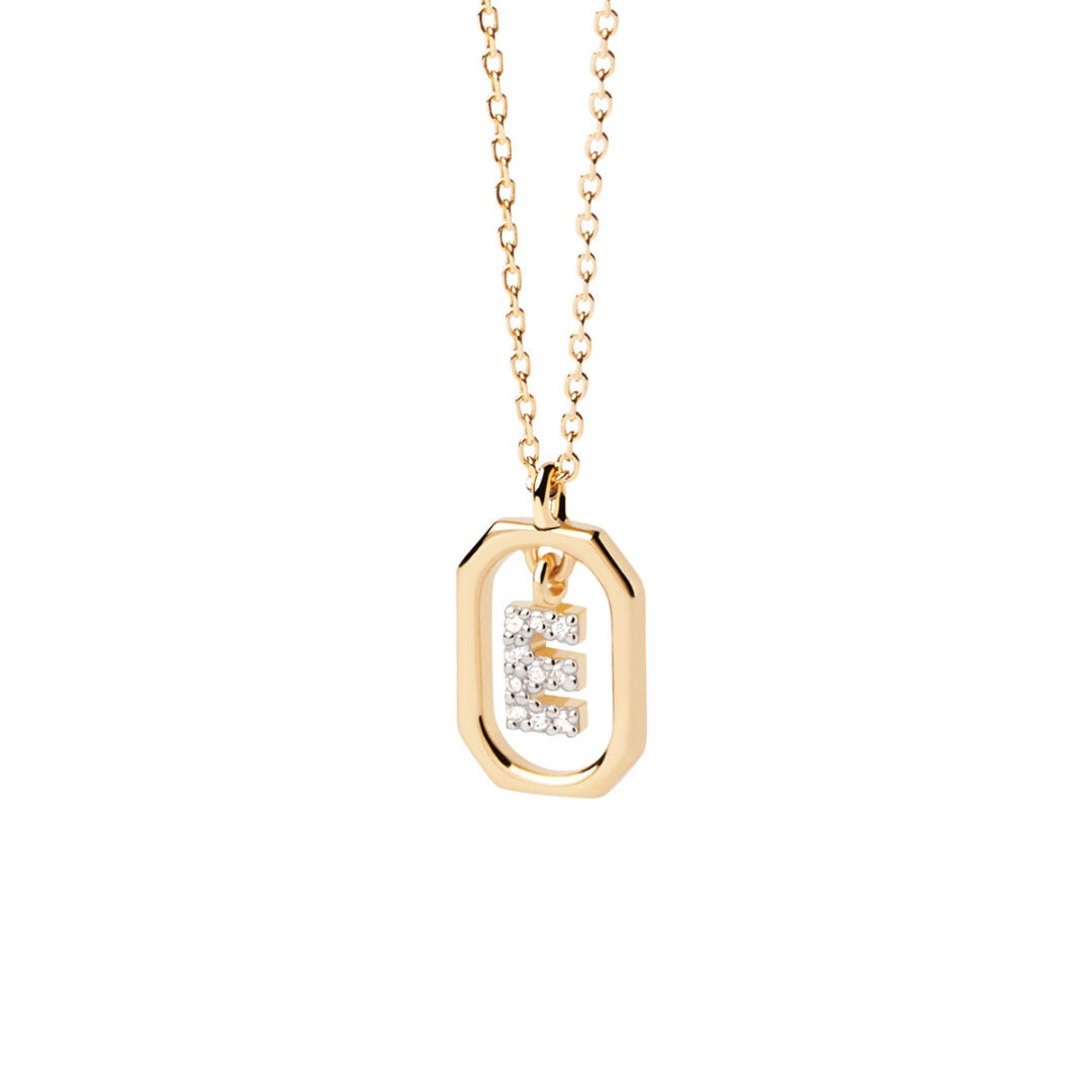 PD Paola Mini Letter E Necklace