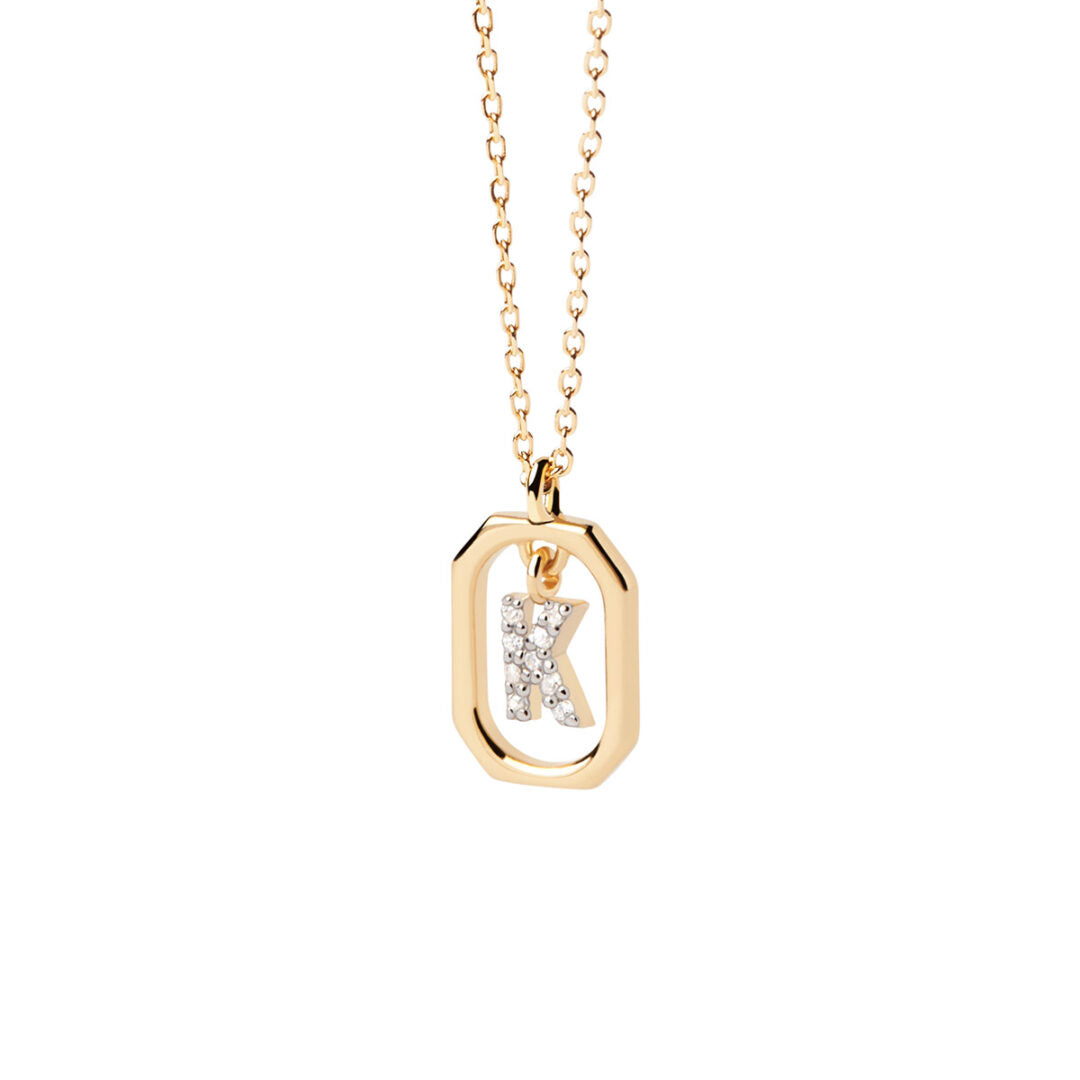 PD Paola Mini Letter K Necklace