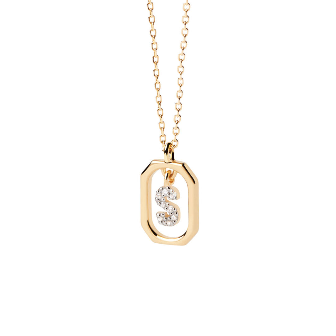 PD Paola Mini Letter S Necklace