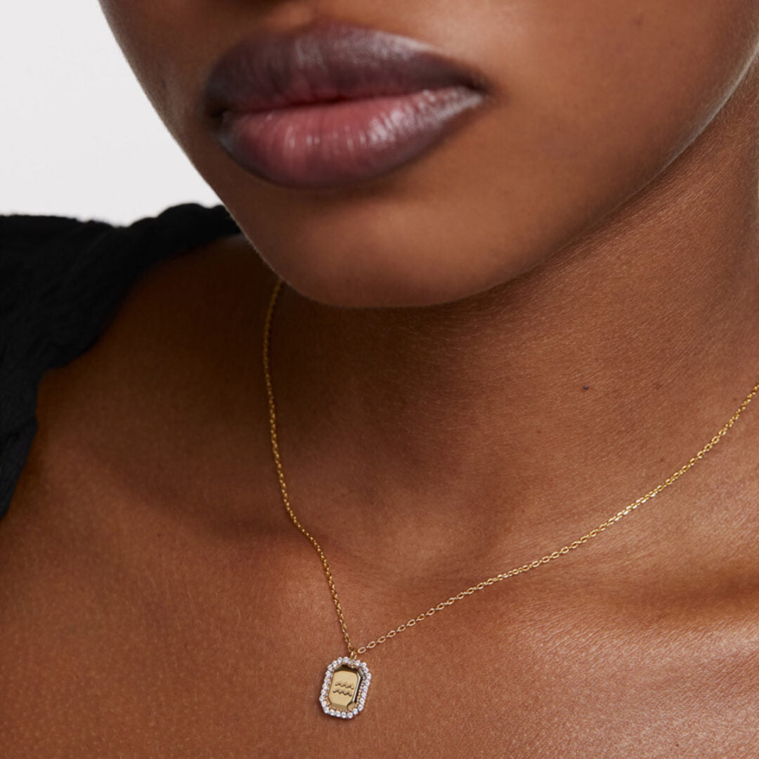 PD Paola Aquarius Gold Necklace