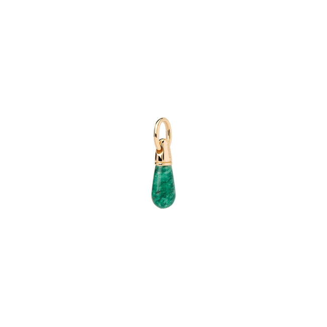 PD PAOLA Green Aventurine Drop Pendant
