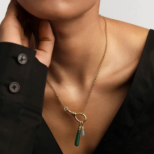 PDPAOLA Labradorite Drop Pendant