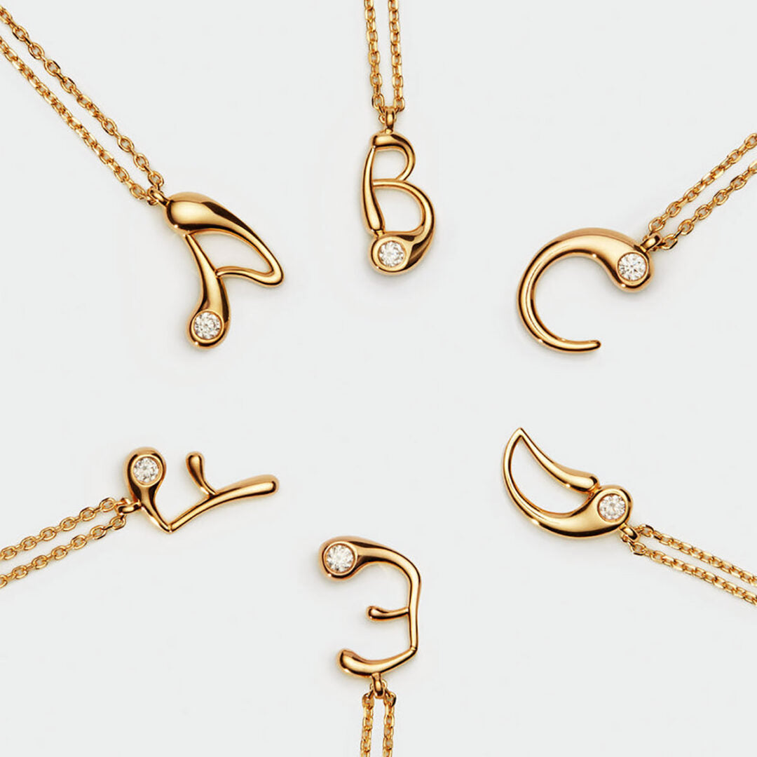 PDPAOLA S Initial Pendant Necklace