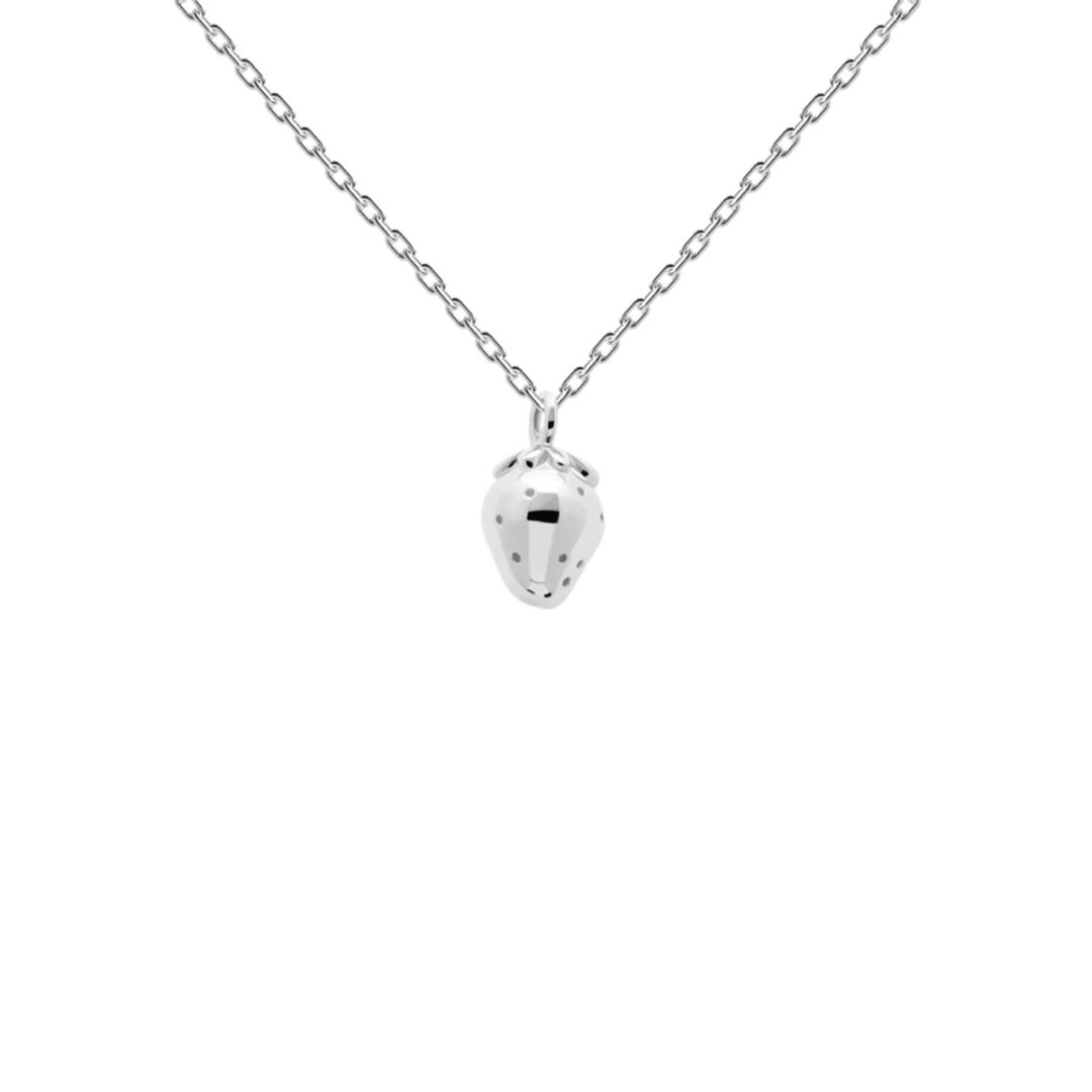 PD Paola La Fraise Silver Necklace
