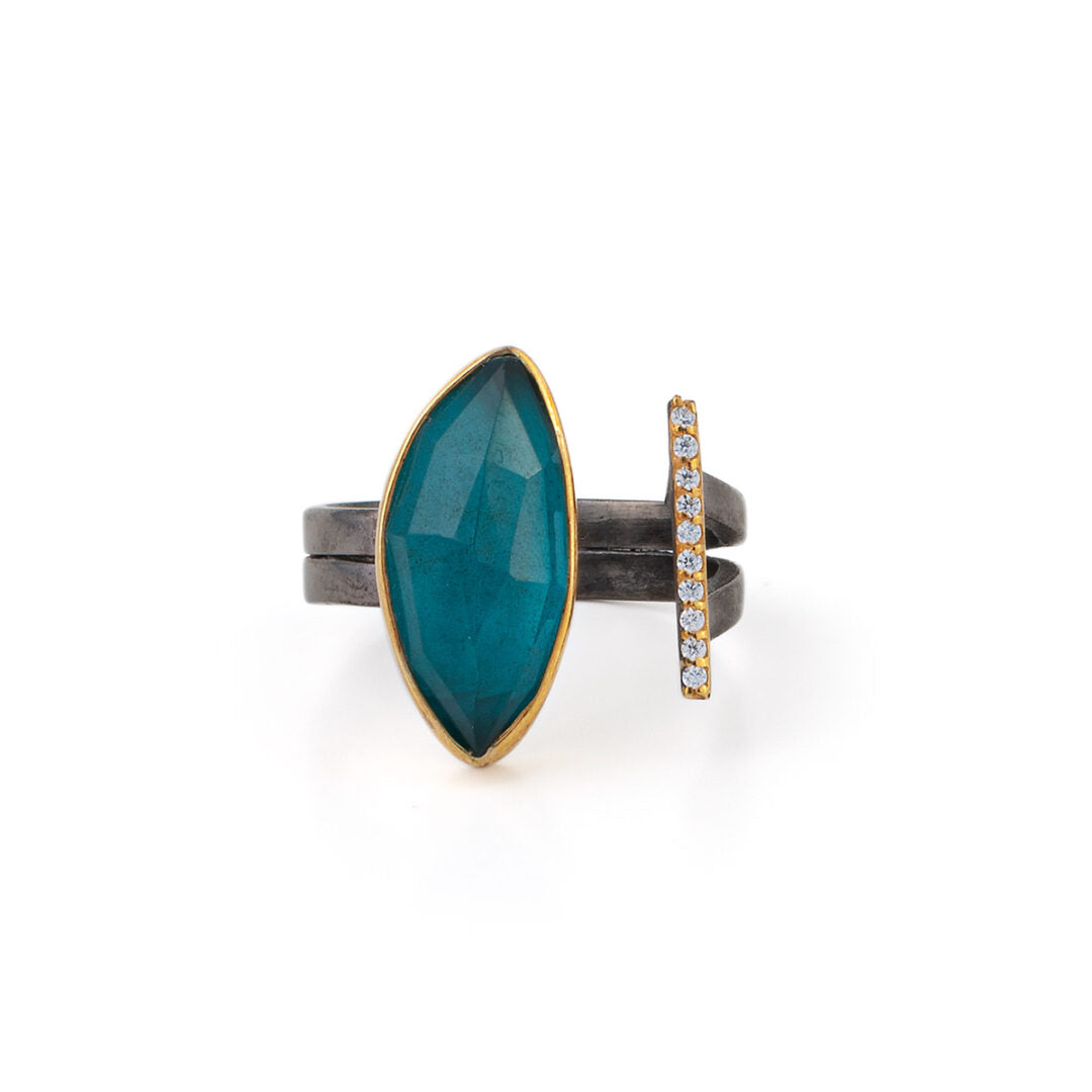 Pariba Oxidized Sterling Silver Ring