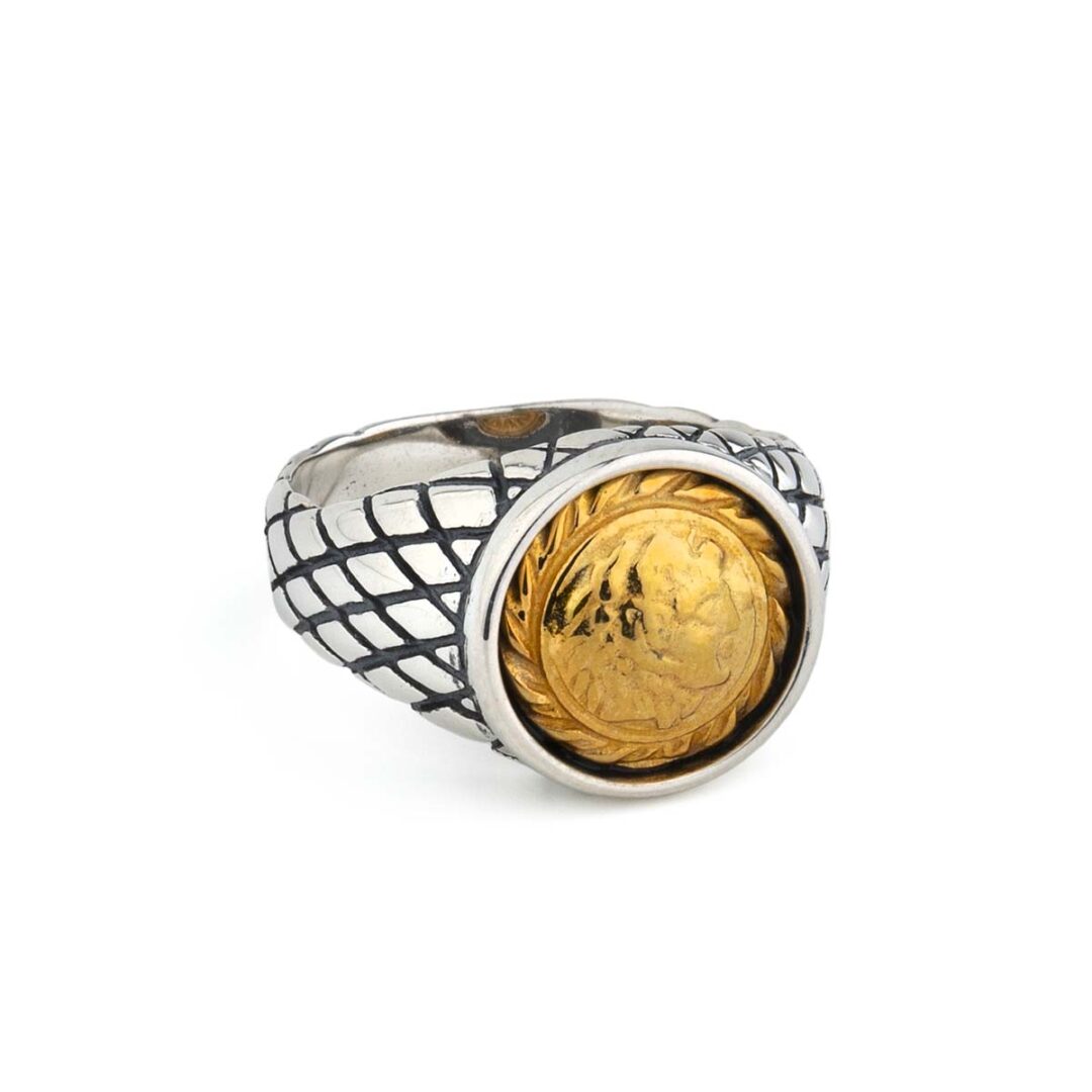 Alexander the Great Sterling Silver Men’s Ring