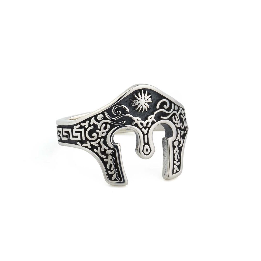 Spartan Helmet Ring - 925° Sterling Silver
