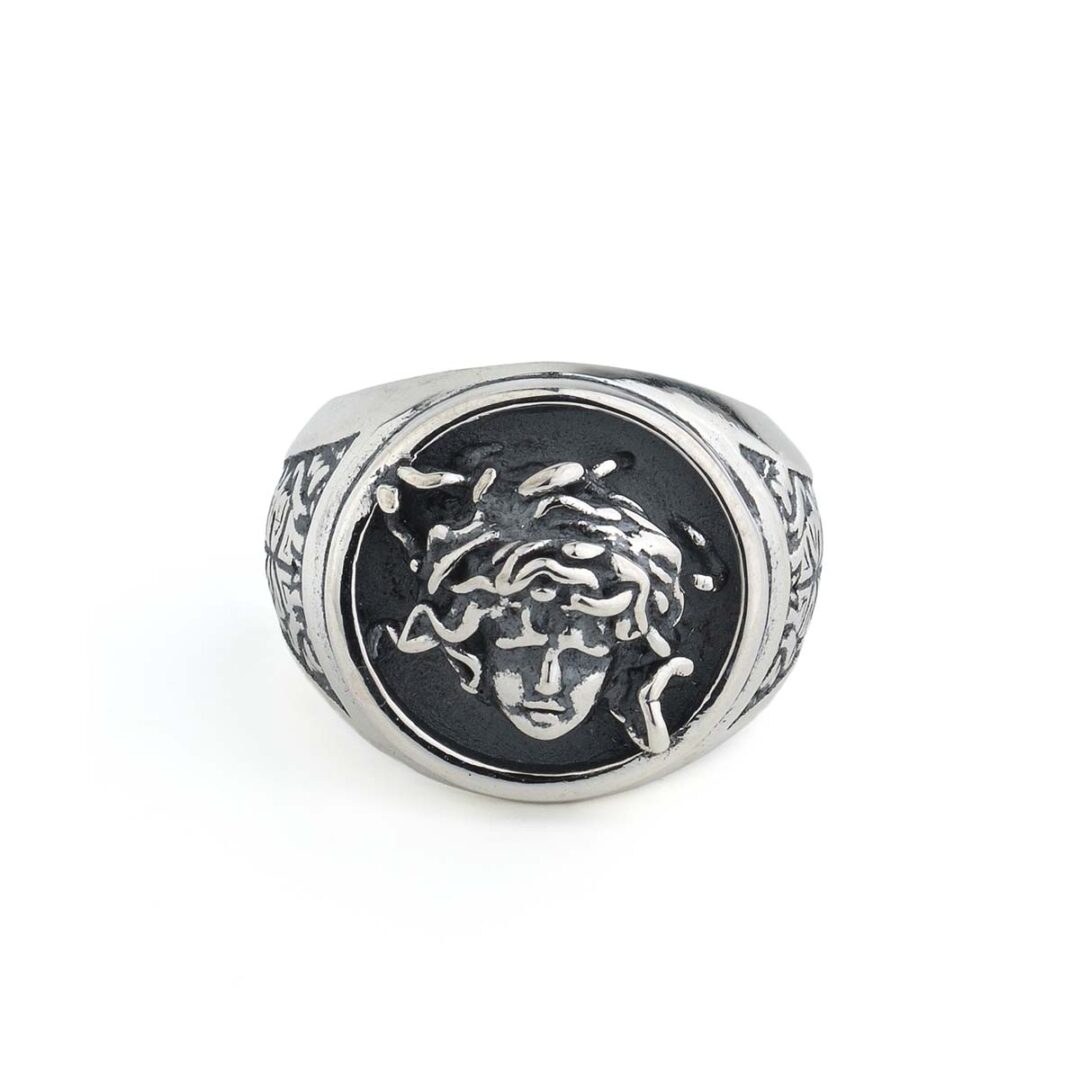 Medusa Sterling Silver Ring