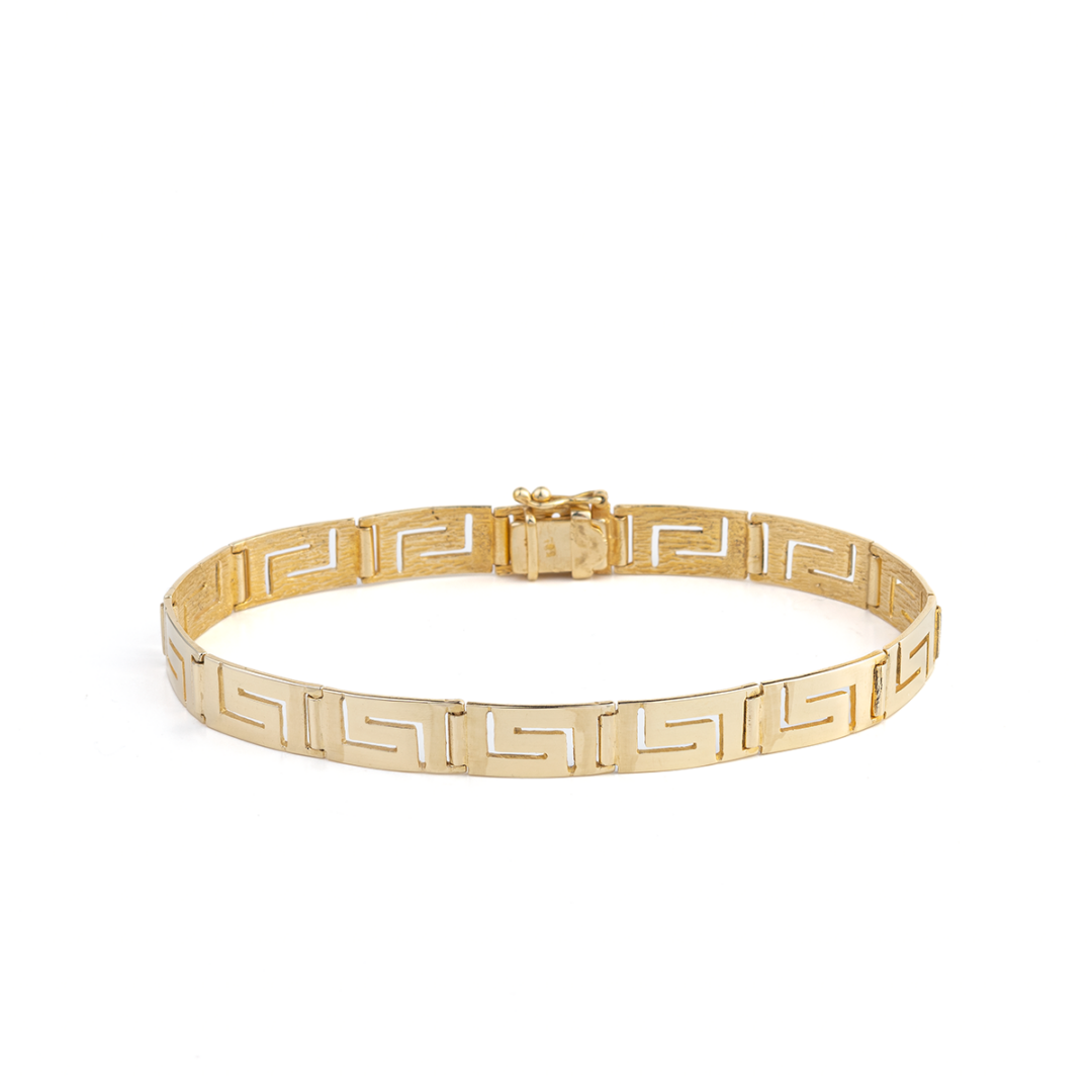 Meandros Bracelet - 14K Gold