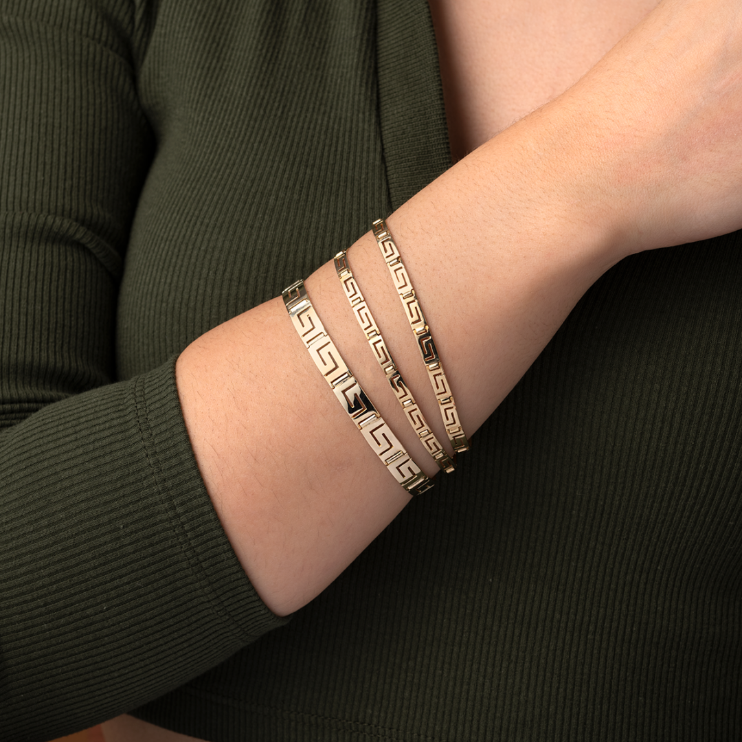 Meandros Bracelet - 14K Gold