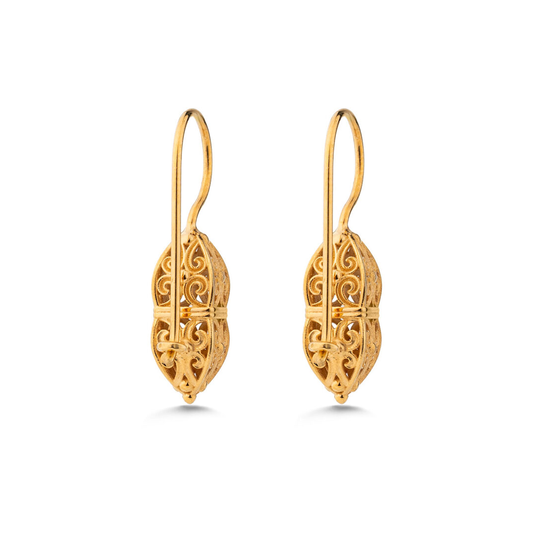 Gerochristo - Classic Earrings in Sterling Silver and Gold Plated