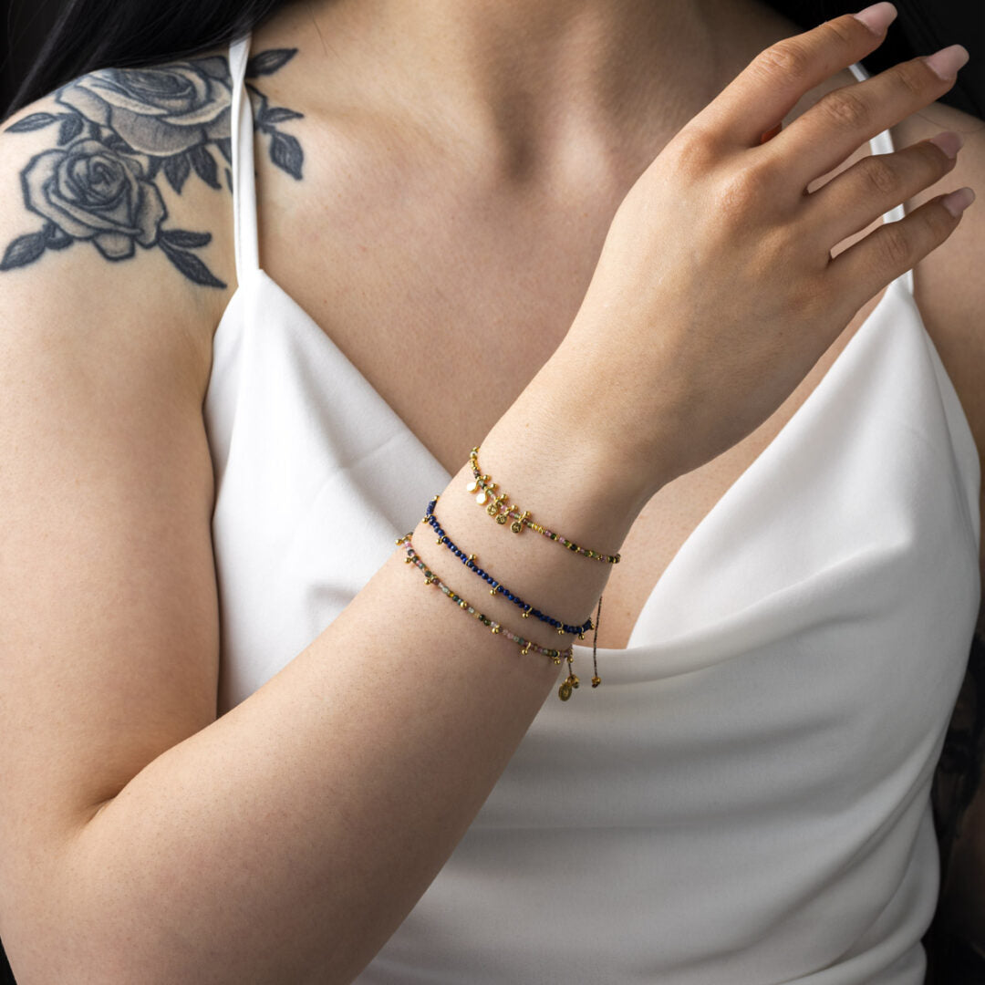 Tourmaline Bracelet - 925 Sterling Silver