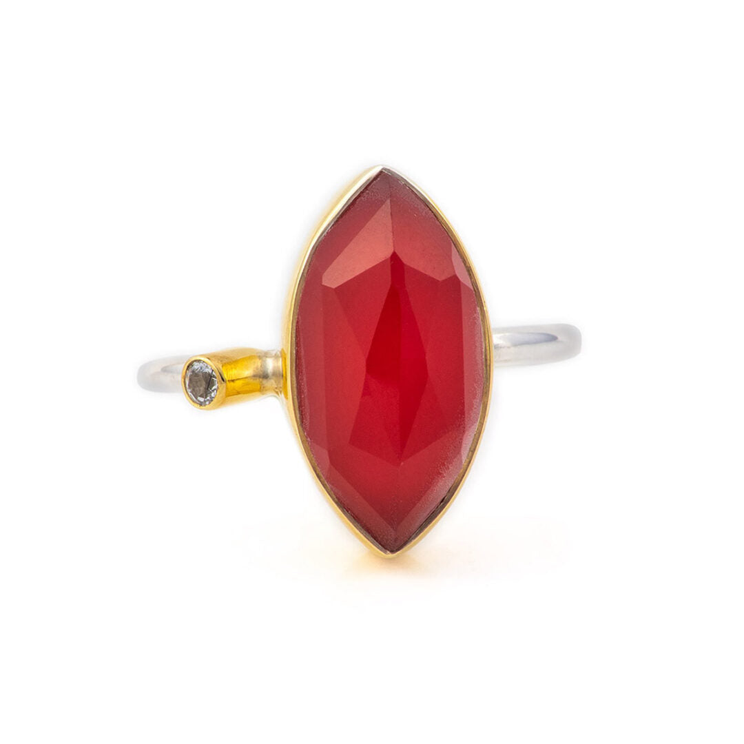 Coral Doublet Ring