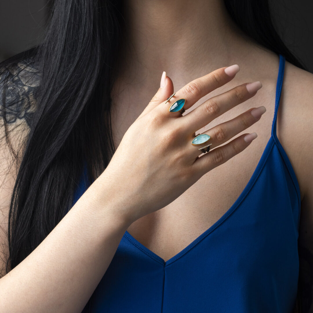 Pariba Oxidized Sterling Silver Ring