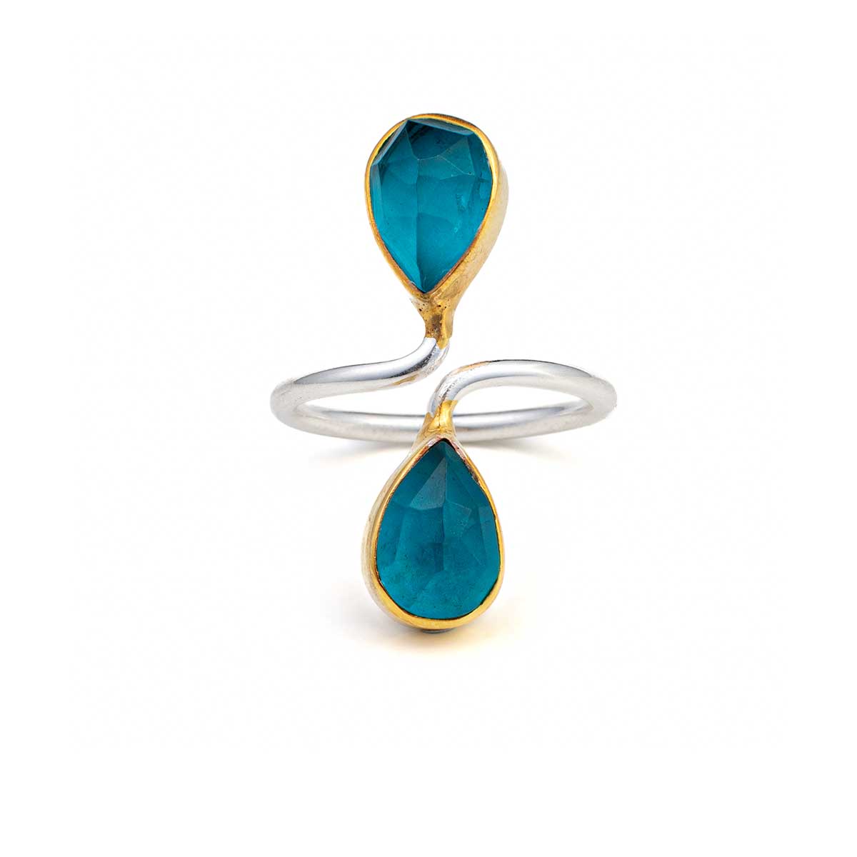 Pariba Twisted Double Ring
