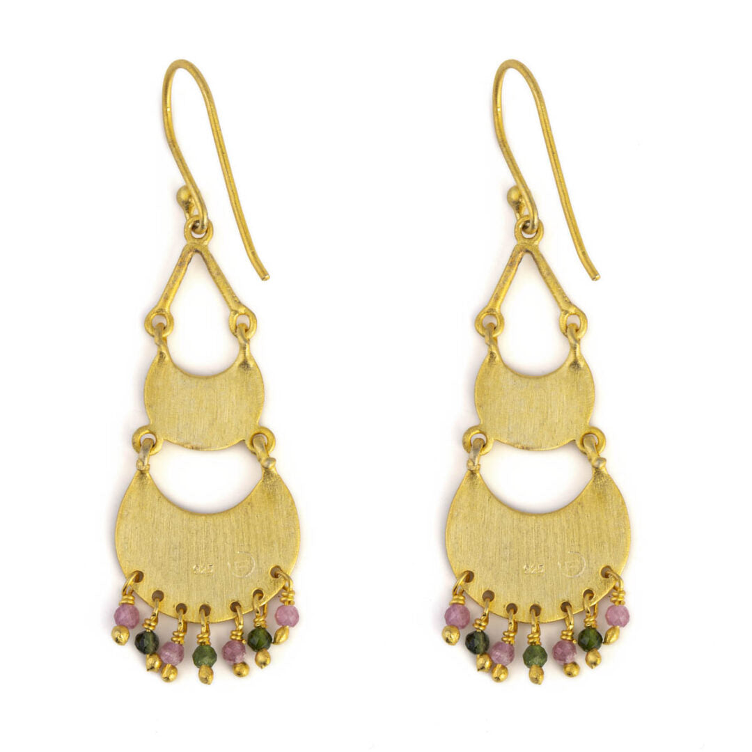 Tourmaline Boho Earrings