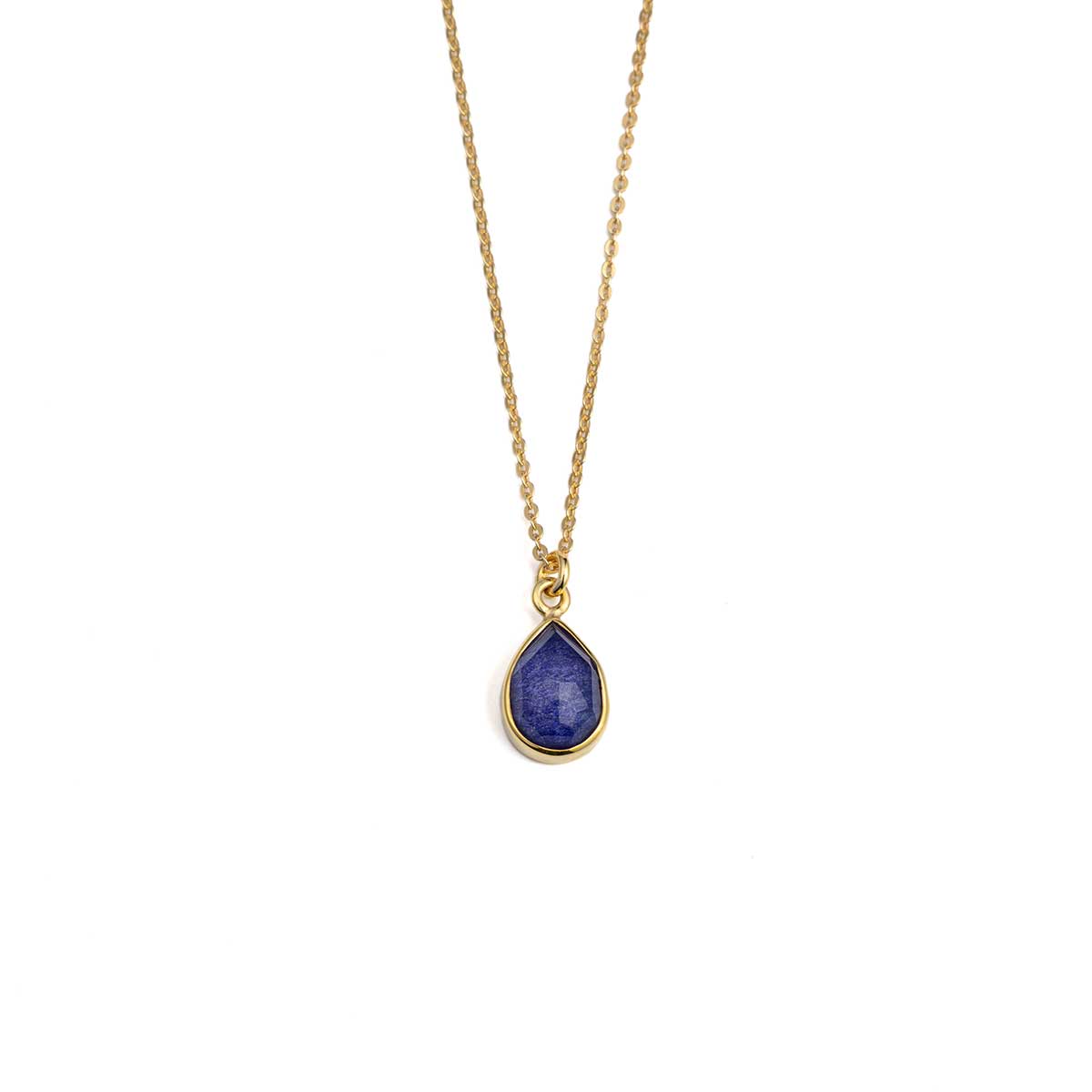 Tear Drop Lapis Lazuli Necklace