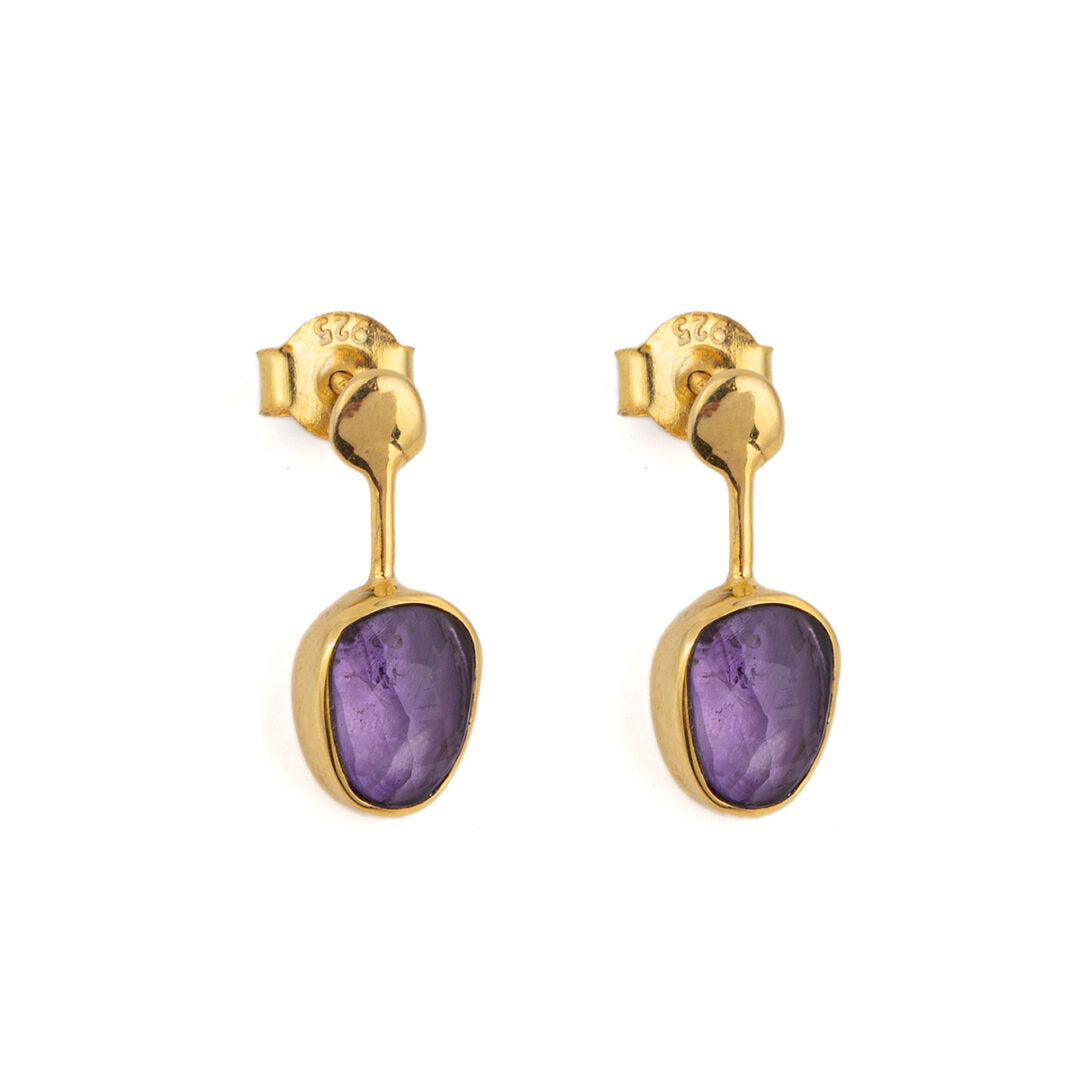 Amethyst Drop Earrings
