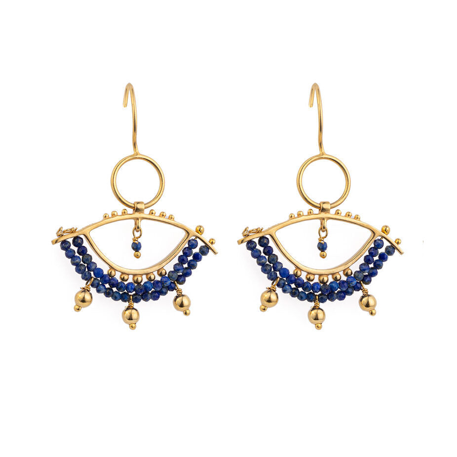 Lapis Dangle Earrings