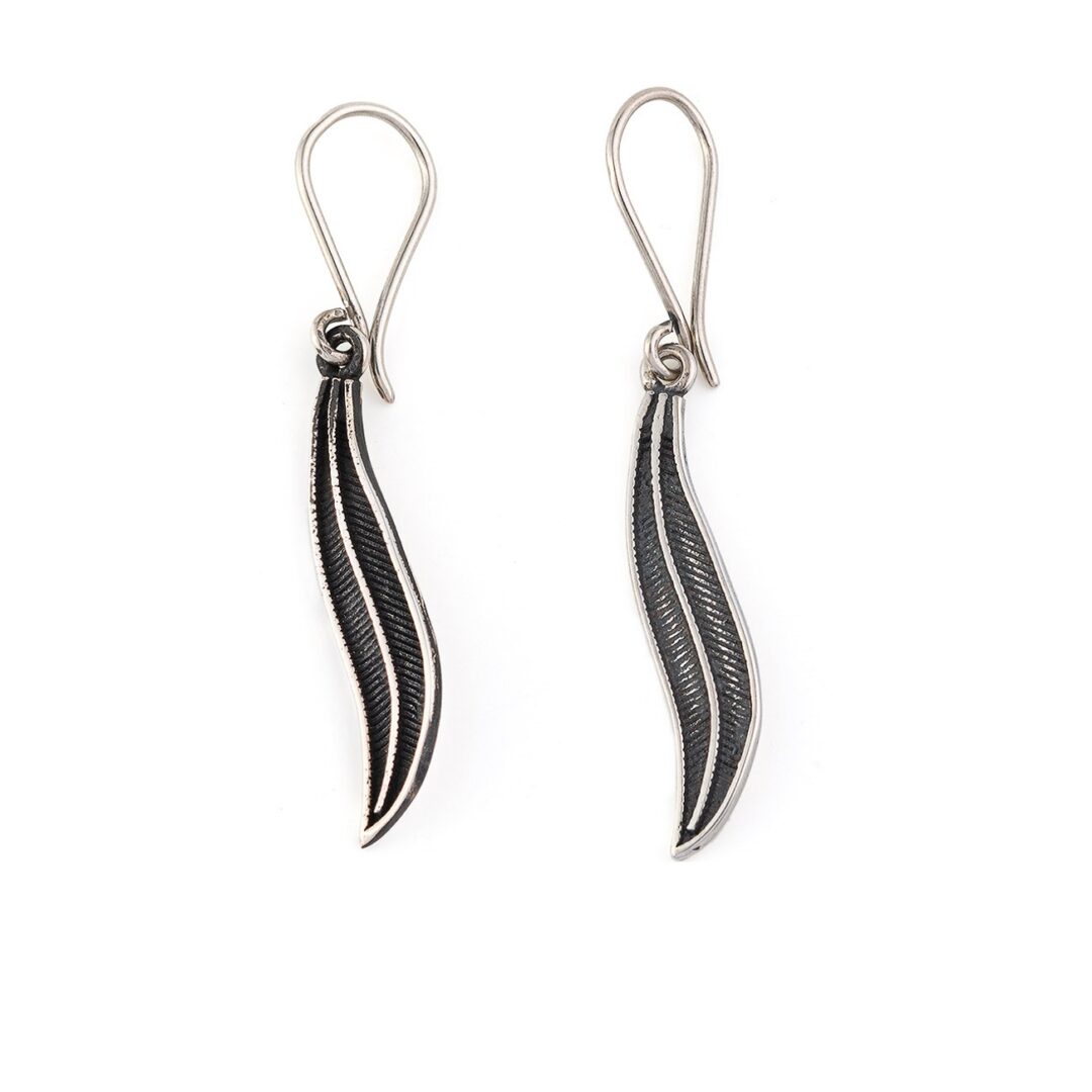 Olive Leaf Earrings – Sterling Silver
