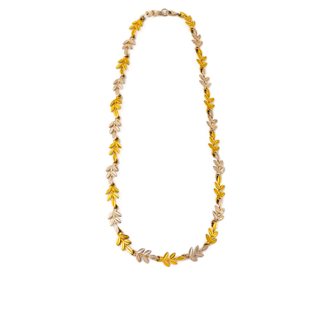 Olive leaves necklace