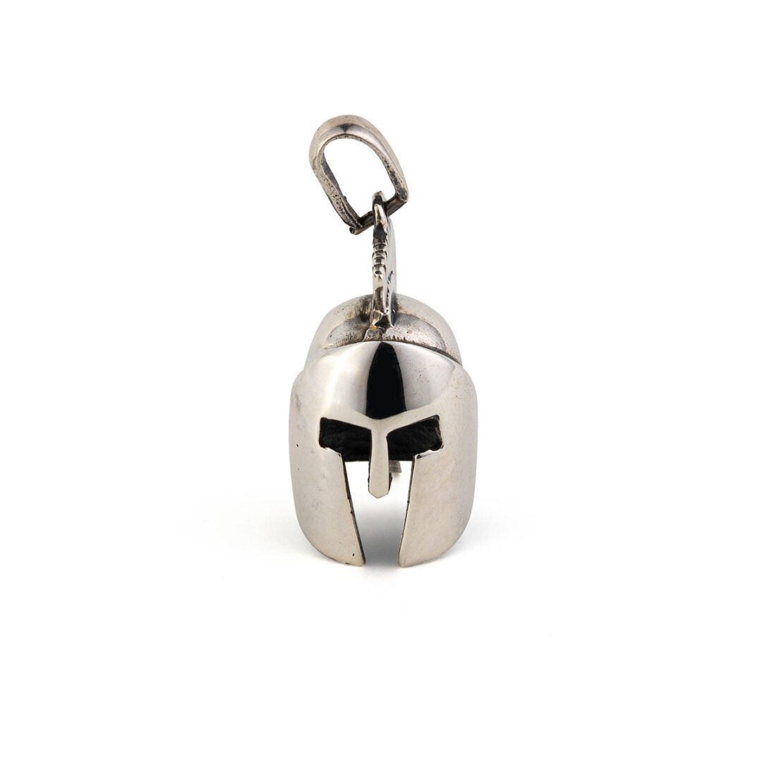 Spartan Helmet Pendant - 925 Sterling Silver