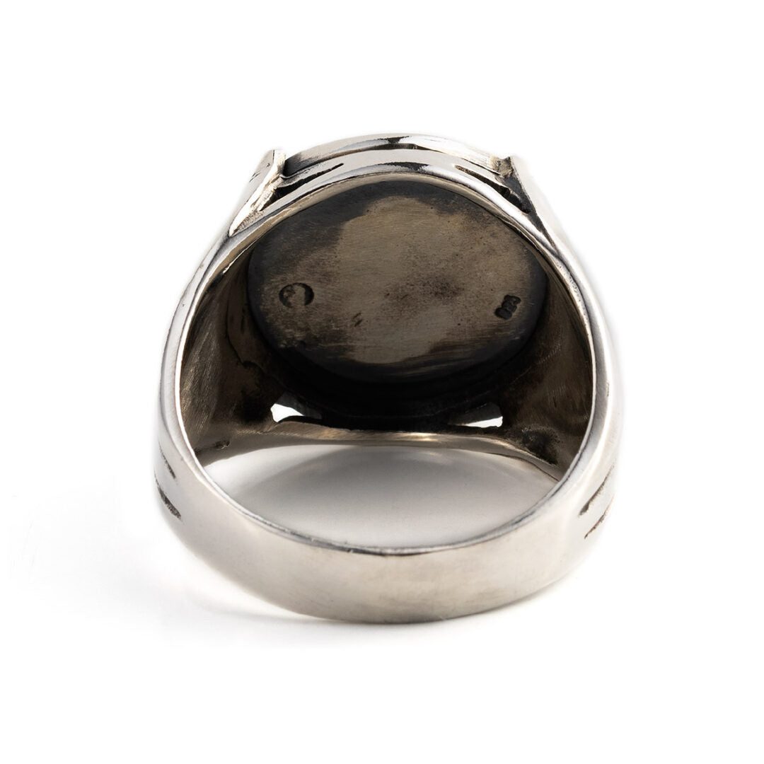 Spartan Shield Ring - 925 Sterling Silver