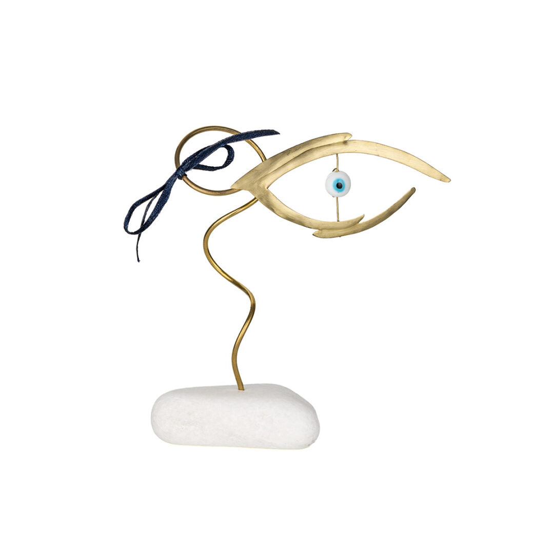 Evil Eye Stand Décor on Marble Stone