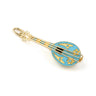 Greek Bouzouki Pendant Necklace — Turquoise