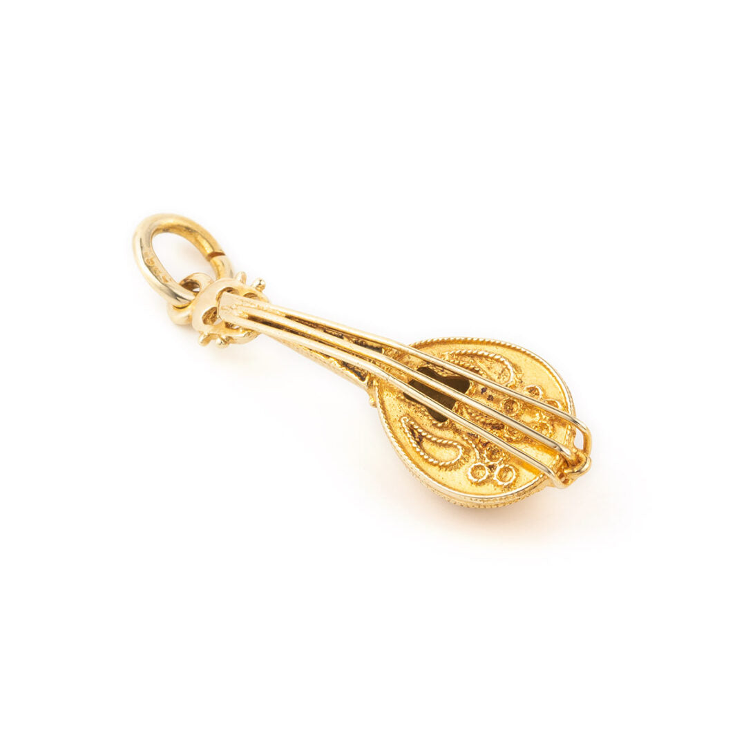 Greek Bouzouki Charm Pendant