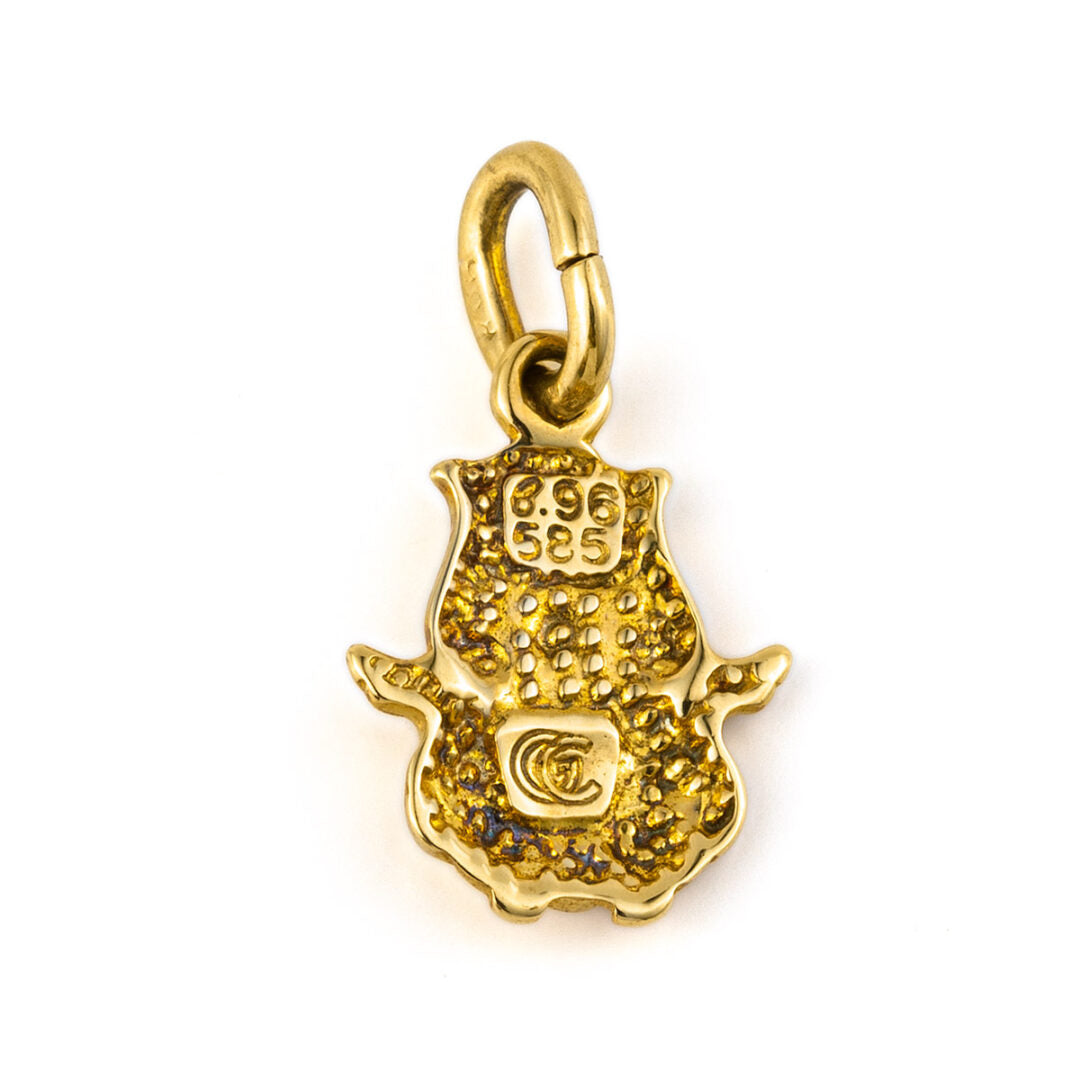 Wisdom Owl Pendant - 14K Gold