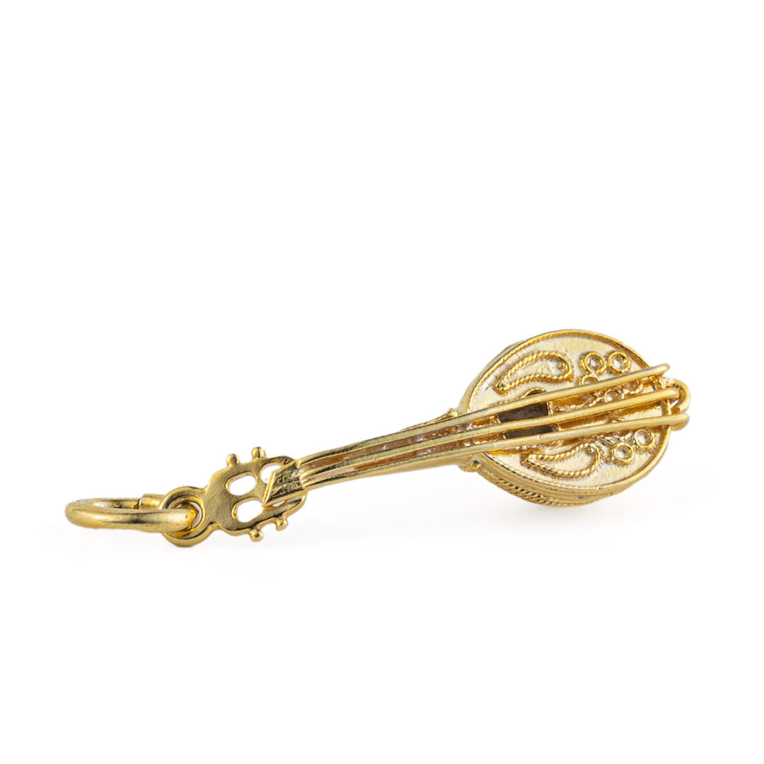 Greek Bouzouki Pendant Necklace