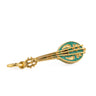 Greek Bouzouki Pendant Necklace — Green