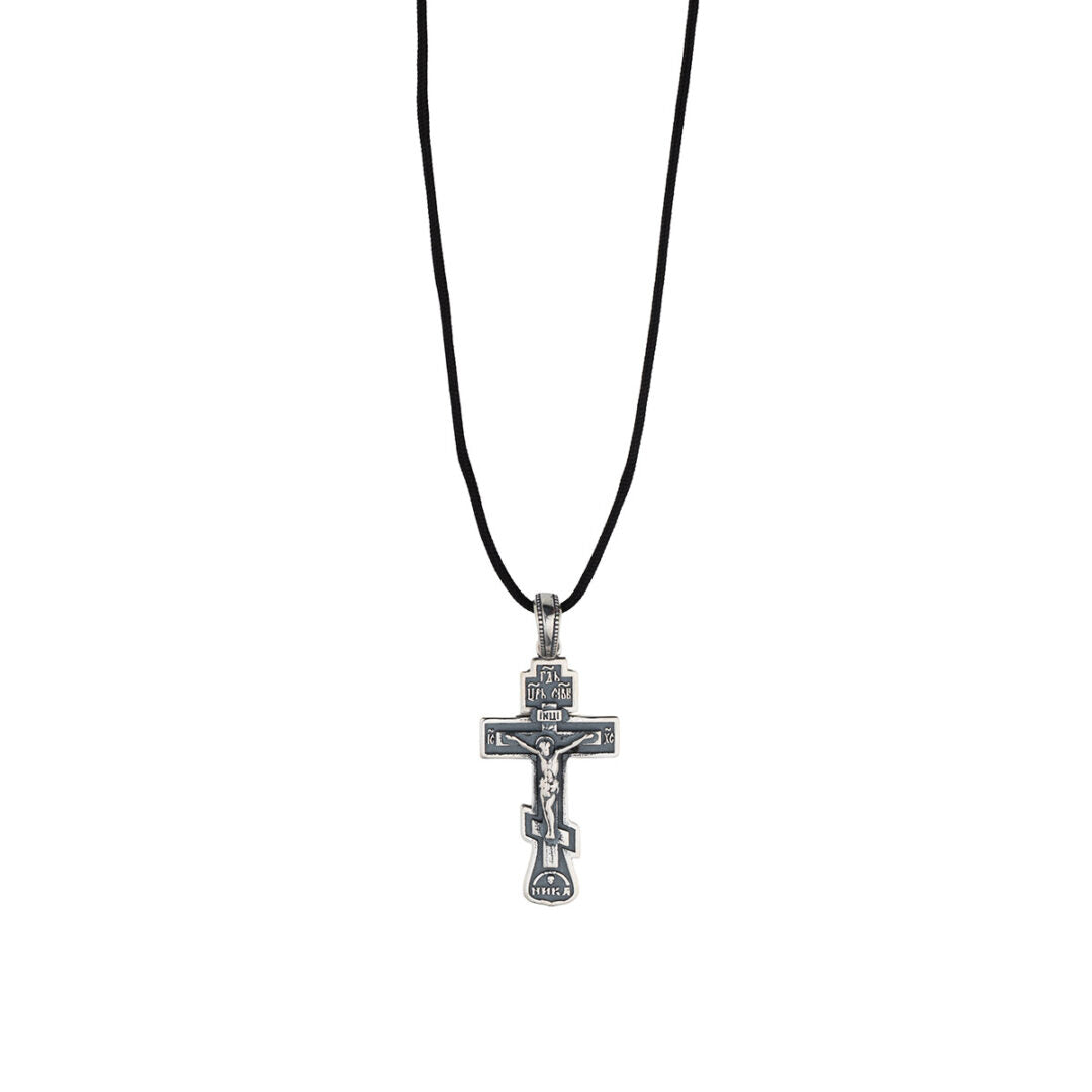 Faith Cross Necklace - 925 Sterling Silver