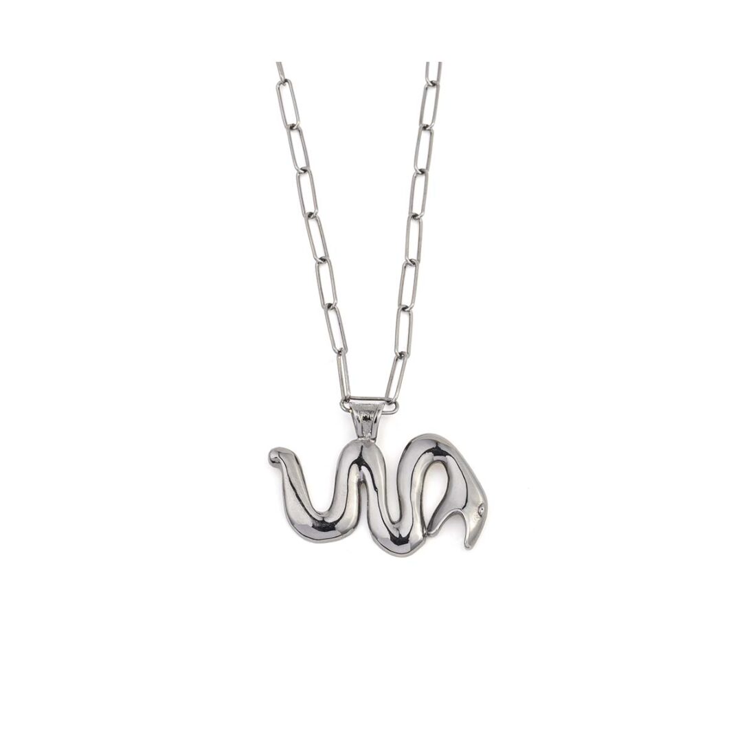 Snake Chain Necklace - Sterling Silver
