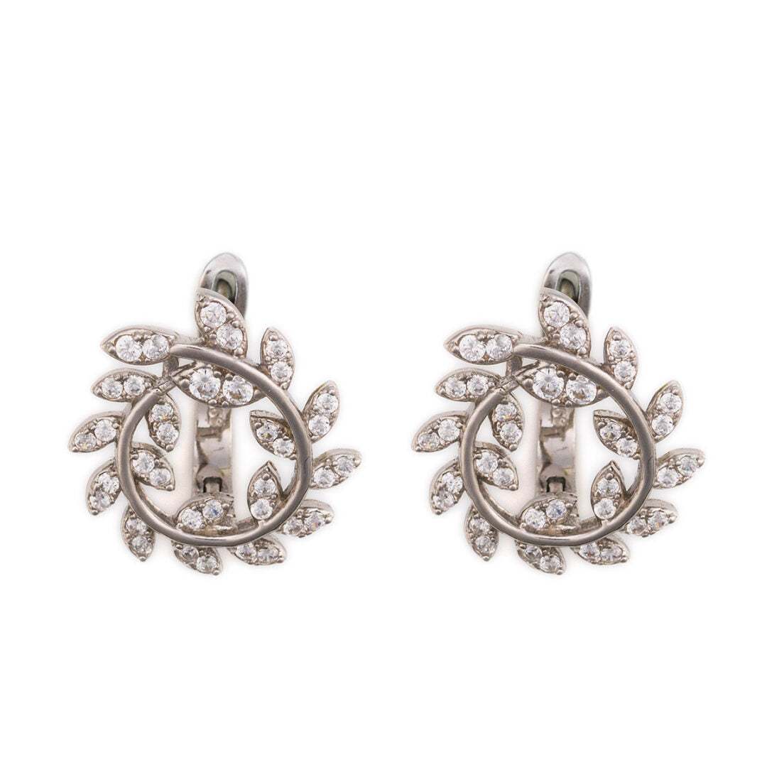 Olive Leaf earrings - 925 Sterling Silver