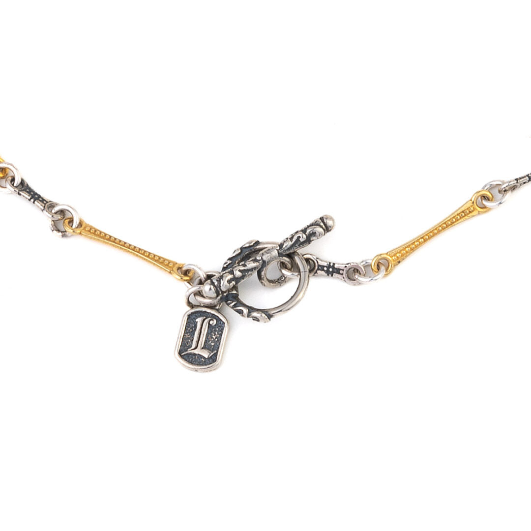 Byzantine Chain Gold Plated and Sterling Silver
