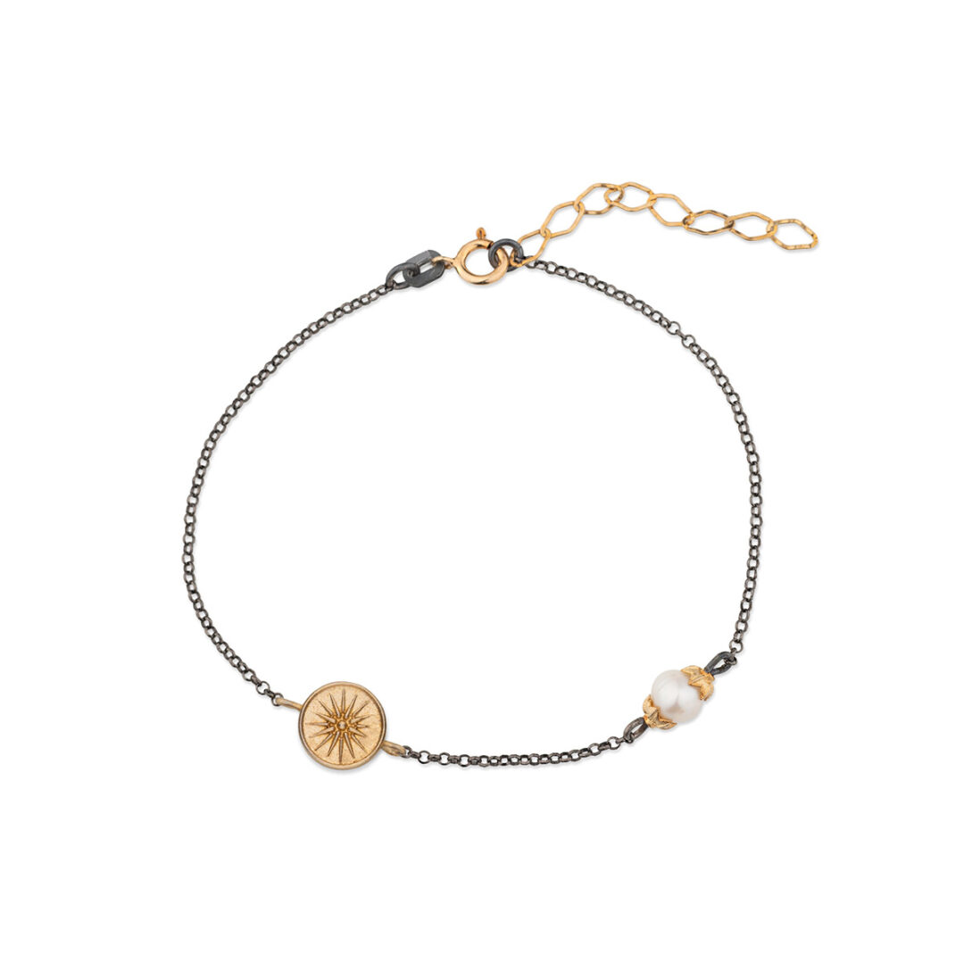 Vergina Bracelet with Pearl Stone