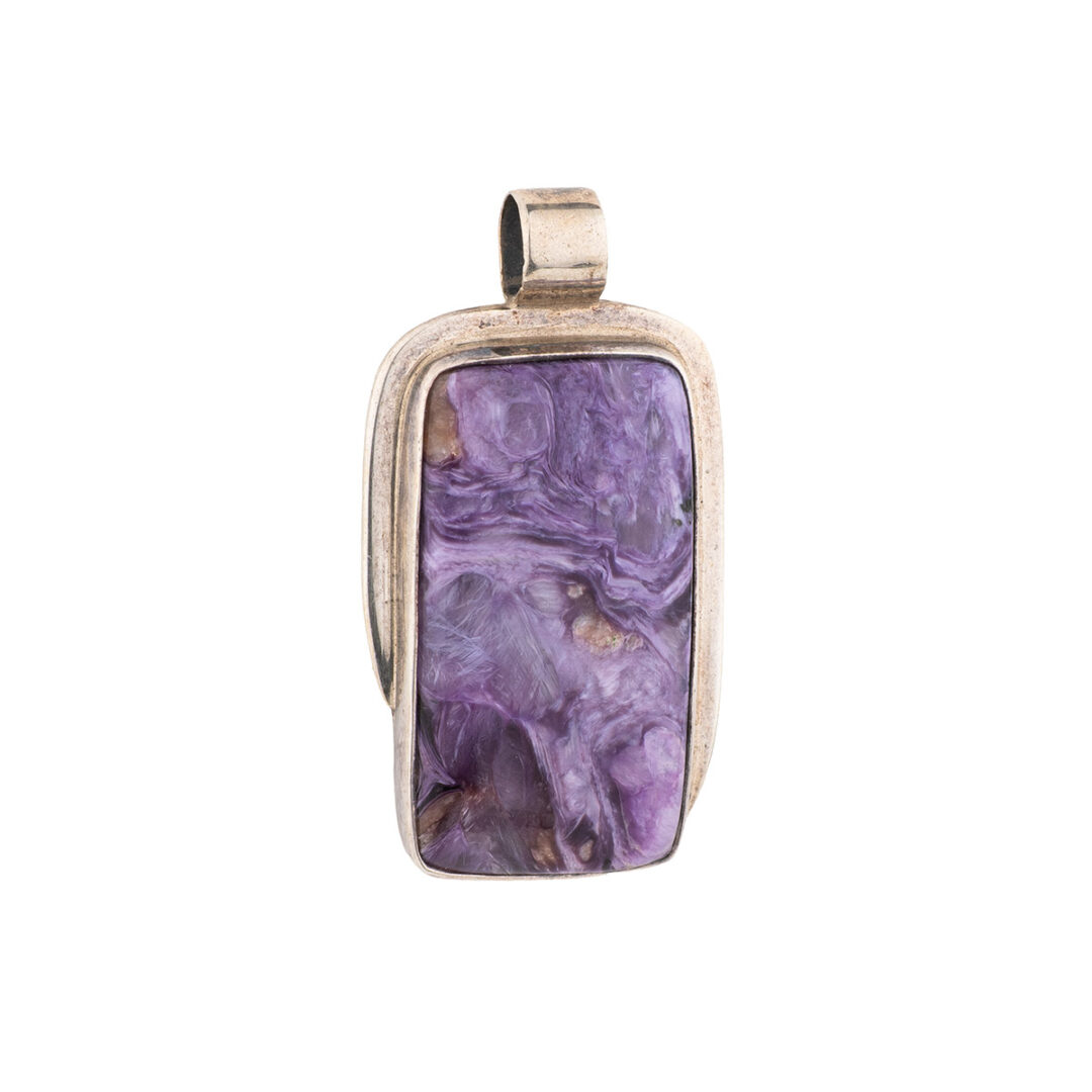 Fildisi Purple Pendant in Sterling Silver 925