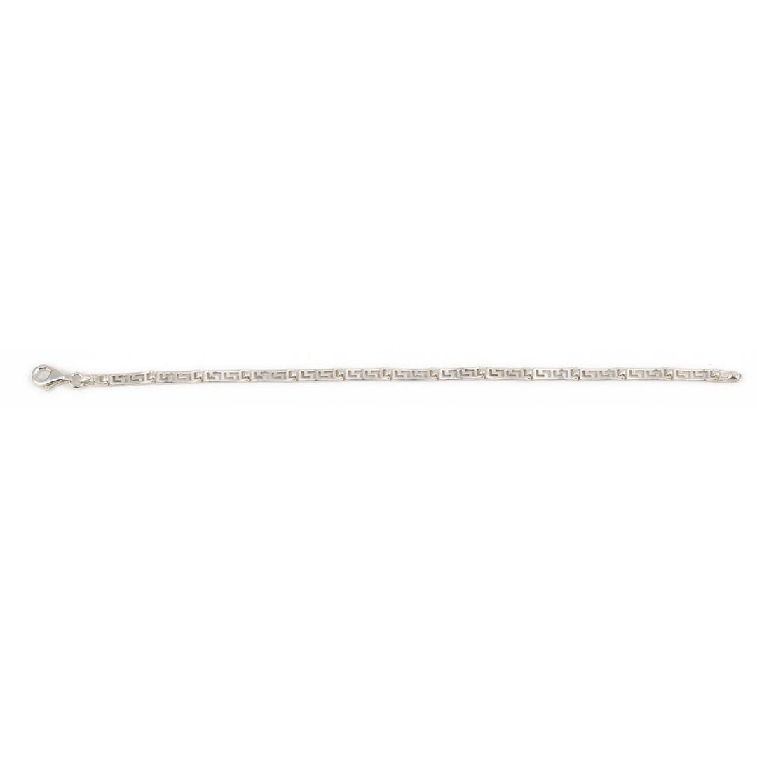 Meander Link Bracelet – 925 Sterling Silver