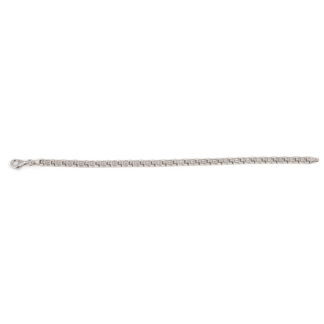 Meander Link Bracelet – 925 Sterling Silver
