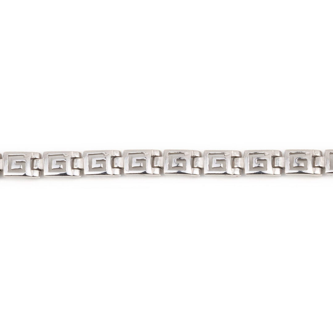 Meander Link Bracelet – 925 Sterling Silver