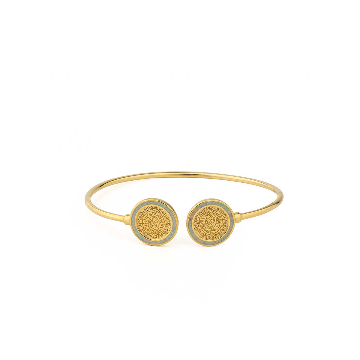 Phaistos Bracelet with White Opal