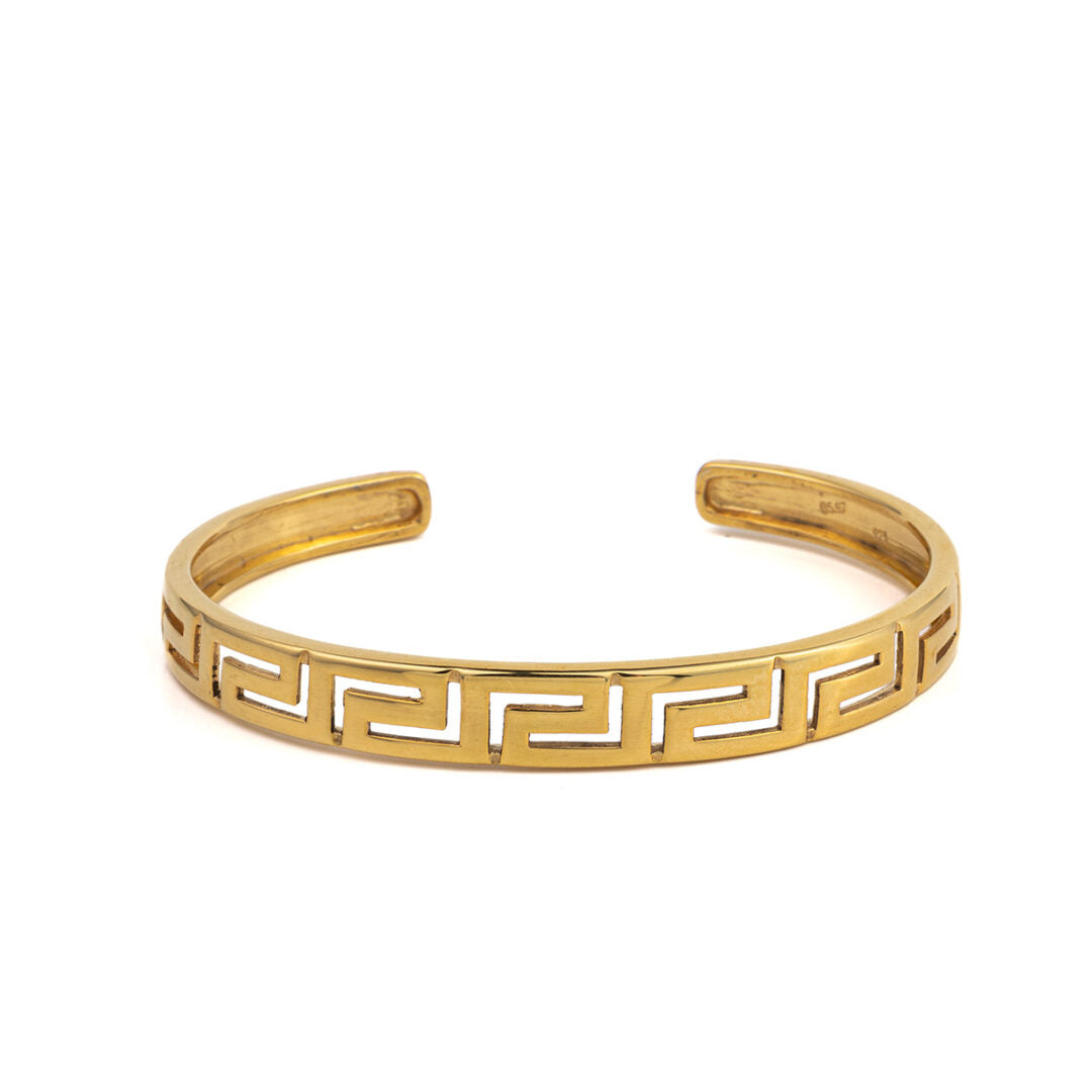 Greek Key Cuff Bracelet