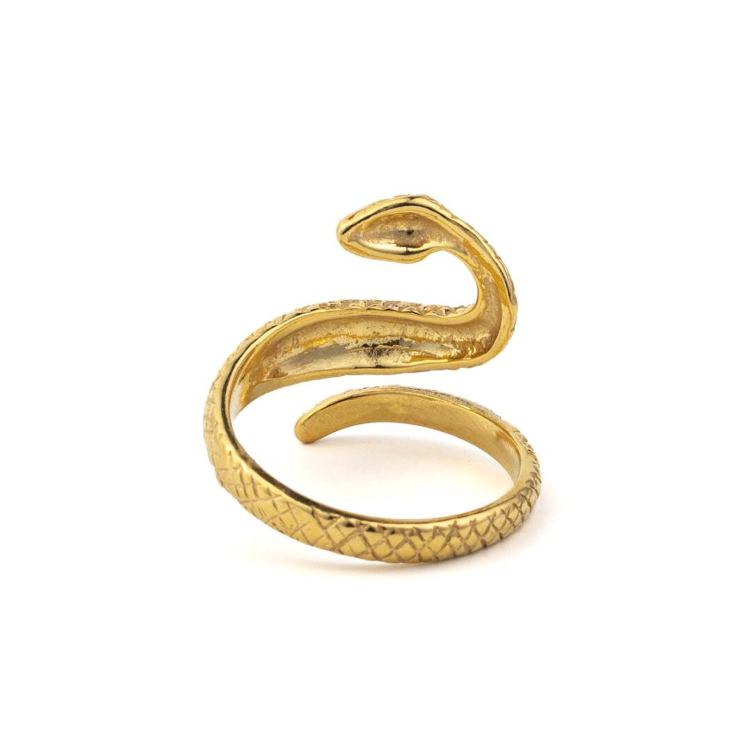Swirl Snake Ring - 925 Sterling Silver
