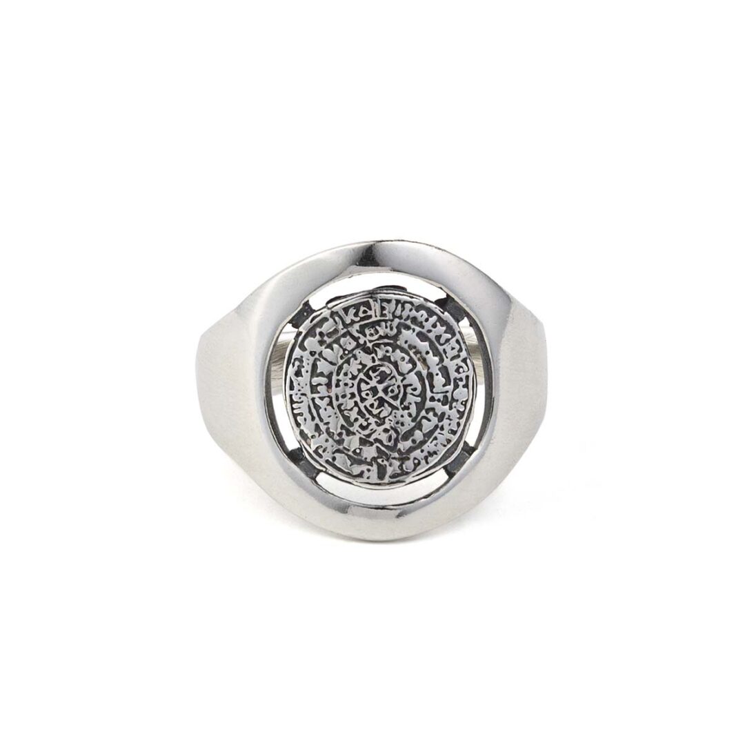 Silver Phaistos Ring