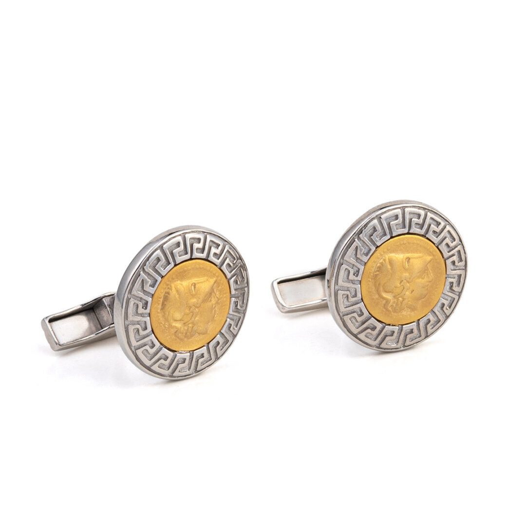 Goddess Athena Chalinitis Cufflinks